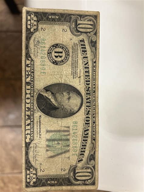 $10 Bill from 1934 : r/papermoney