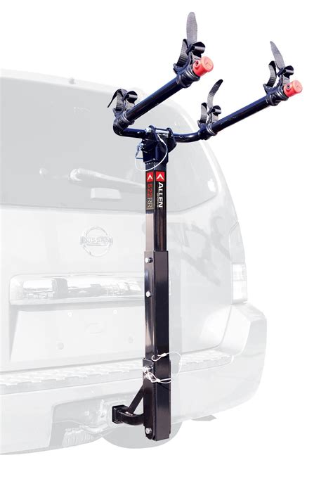 Allen Sports Deluxe 2-Bike Hitch Mount Rack, Silver/Black