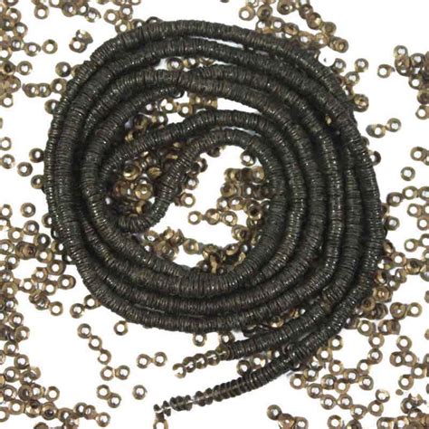 Buy 2MM Bowl Shape Antique Gold Color Sequins Strands online in bulk ...