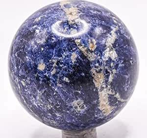 HQRP-Crystal 2.3" 245g Rich Deep Blue Sodalite w/Quartz & Feldspar ...