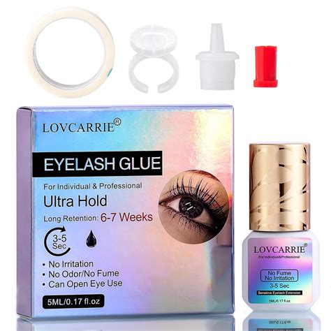 Amazon.com: Sensitive Eyelash Glue Individual Lash Glue No Irritate No ...