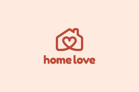 Home Love Logo | Branding & Logo Templates ~ Creative Market