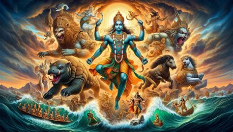 Lord Vishnu Dash Avatar || भगवन विष्णु के दसावतार