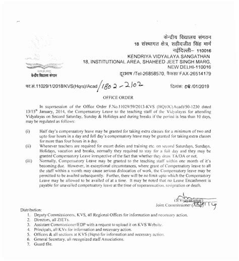 Image result for Compensatory Leave Format