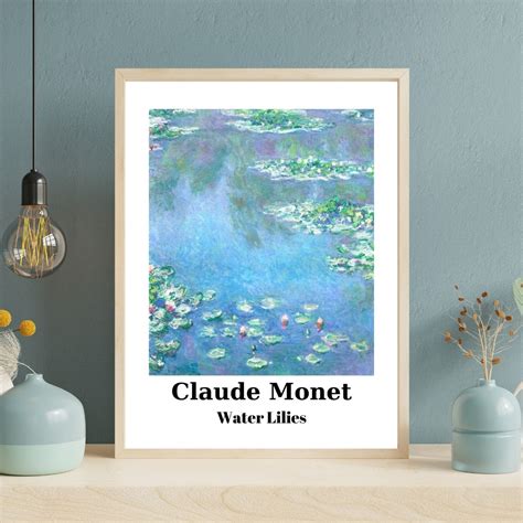 Claude Monet Water Lilies Poster| Posters Canvas