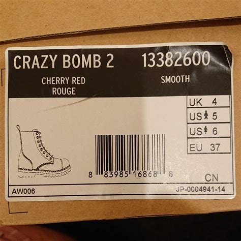 Yahoo!オークション - 美品 ドクターマーチン クレージーボム2 チェリ...