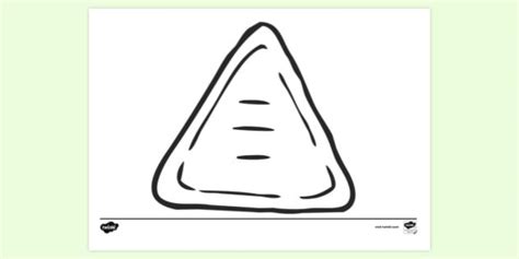 Wrapped Sweet Triangle Colouring Sheet | Colouring Sheets