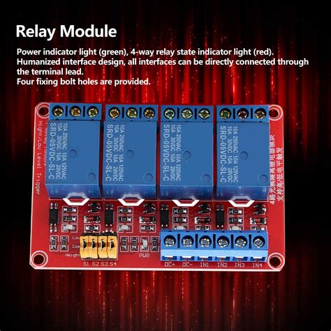 Keenso 4 Channel Relay Module, 4 Channel Relay Board 5V India | Ubuy