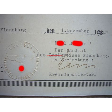 Preußische Staatsregierung - Glückwunschurkunde zur Diamantenen ...