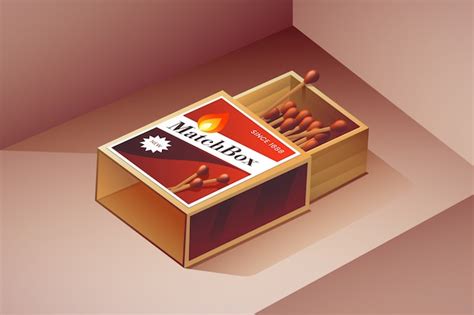 Image result for Match Box Vector