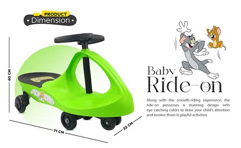 Nhr Tom & Jerry Magic Swing Car, Ride On, Swing Magic Car Ride On for ...