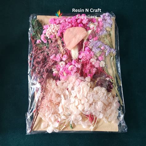 Dry Flower Card Packing (Pink & Pastel Theme) (CP006) – RESIN N CRAFT ...