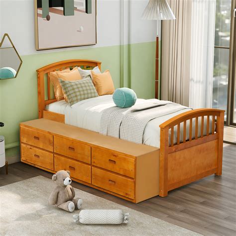 Storage Bed Frame Twin With 6 Drawers at Ricardo Fletcher blog