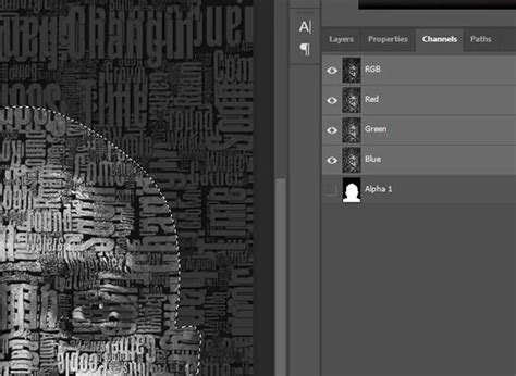 Typography Portrait Tutorial Photoshop 的图像结果