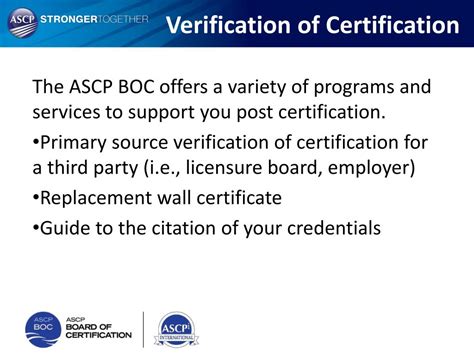 Image result for ASCP Certification