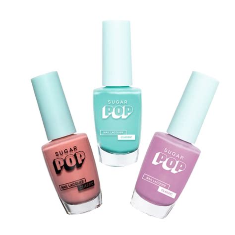Buy SUGAR POP Nail Lacquer Combo 3 in 1 Nail Kit - 05 Salmon Wonder,16 ...