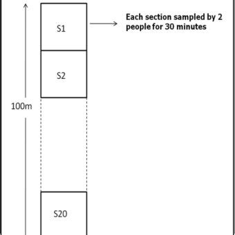 Image result for Line Transect Method