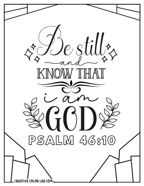 Printable Bible Coloring Pages with Verses