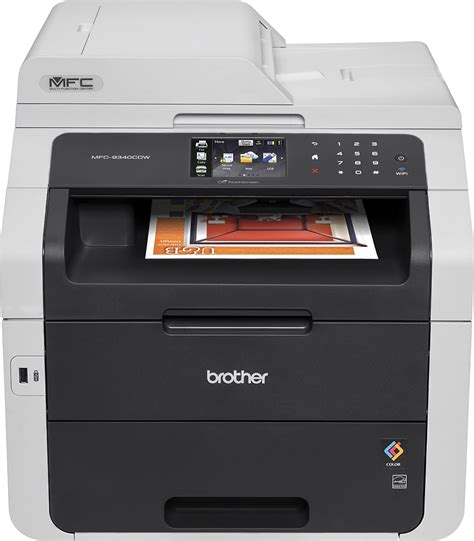 Image result for MFC-9340CDW Printer Network Menu
