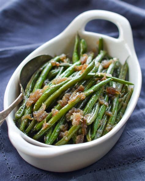 French Green Beans with Shallots - Once Upon a Chef