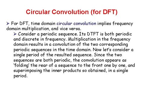 Image result for Circular Convolution Property of DFT MATLAB