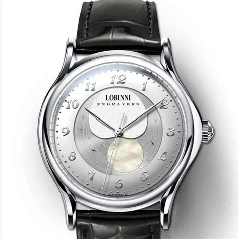 Lobinni Luxury Waterproof Mens L18010 Automatic Mens Wrist Watch - L18