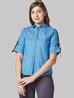 Buy Medium Blue Shirts for Women by Park Avenue Women Online | Ajio.com