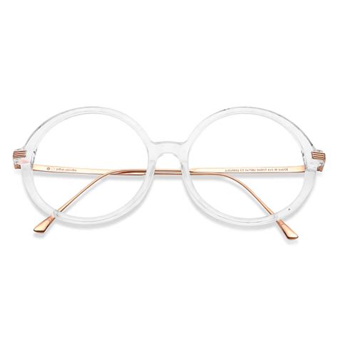 Buy Transparent Gold Full Rim Round John Jacobs Rich Acetate JJ E13931 ...