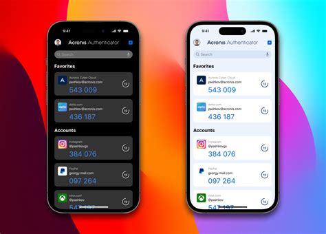 Authenticator App by Georgy Pashkov on Dribbble