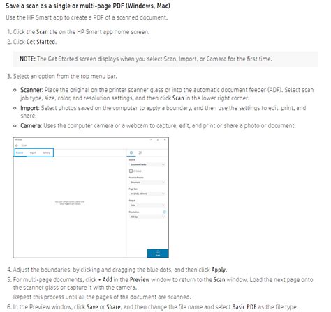HP Smart Scan to Computer 的图像结果