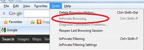 Image result for Remove InPrivate Browsing