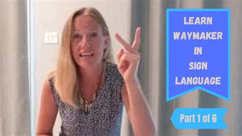 Image result for Waymaker Sign Language