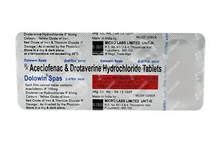 Dolowin Spas Tablet: Uses, Side Effects, Price & Substitutes