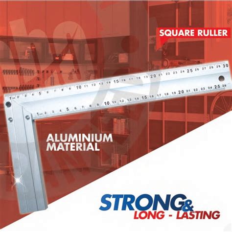 Jual Penggaris Premium Siku Tukang TOHO 30 CM Alat Ukur Meteran Pasekon ...