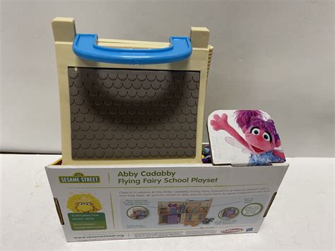 Sesame Street Abby Cadabby Flying Fairy School Playset New Sesame ...