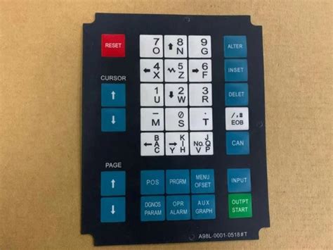 Not applicabie Membrane Keypad for Fanuc OT-A98L-0001-0518#T India | Ubuy