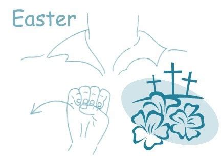 Easter Sign Language 的图像结果