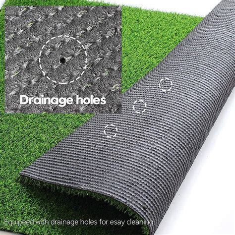 Fresh From Loom Artificial Green Grass Mat for Balcony Living Room Law ...