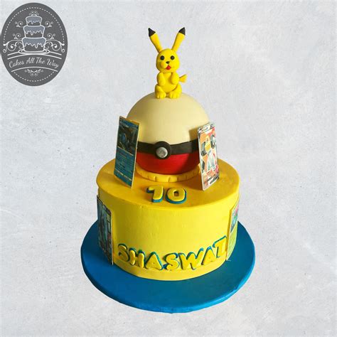 2-Tier Pokemon Pinata Theme Cake – Cakes All The Way
