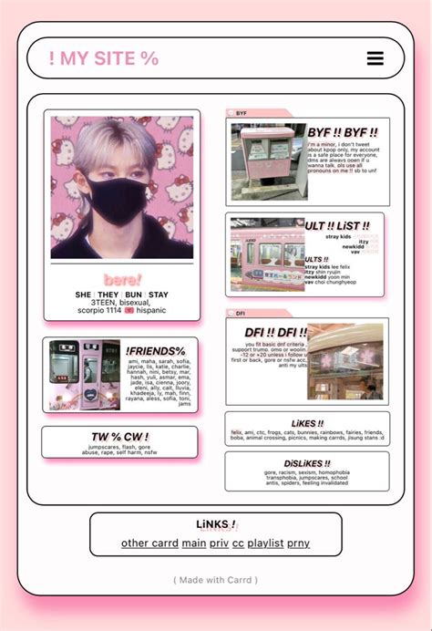 Carrd Templates Free