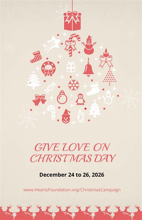 Free Christmas Day Poster Template to Edit Online