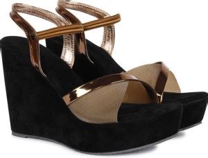 Shoe Lab Women Copper Wedges - Buy Shoe Lab Women Copper Wedges Online ...