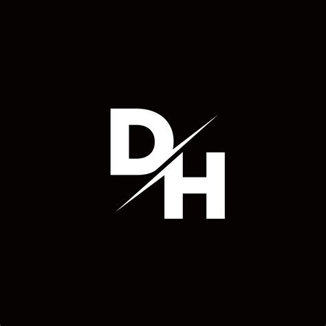 DH Logo Letter Monogram Slash with Modern logo designs template 2840031 ...