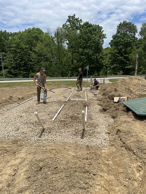 See a Septic and Leach Field Installation