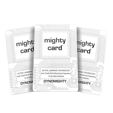 Mighty Card Blocker (3 Pack) - Advanced Technology RFID Blocker - RFID ...