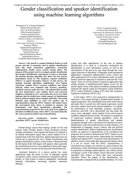 Gender Audio Classification Machine Learning Project 的图像结果