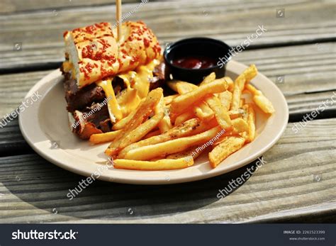 Prime Rib Dipper Food Applebees Restaurant Stock Photo 2261523399 ...