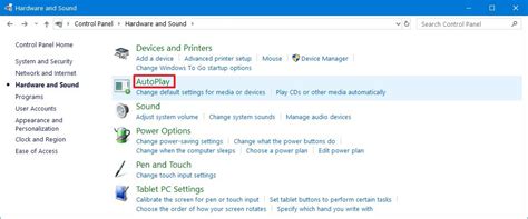 Image result for Control Panel Autoplay