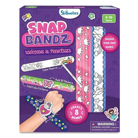 Skillmatics Unicorn Snap Bandz Kit for Kids | Buy at Naivri