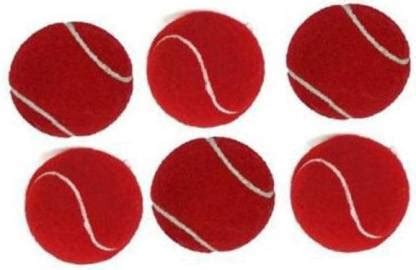 VICKY red cricket tennis ball- 6 pieces Cricket Tennis Ball - Buy VICKY ...